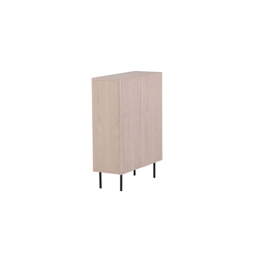 Buffet Design Nervuré "bjorkon" 103cm Naturel