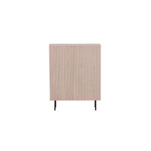 Buffet Design Nervuré "bjorkon" 103cm Naturel