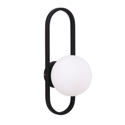 Applique Murale Design "alpes" 40cm Noir