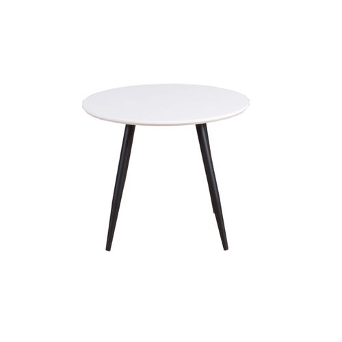 Table Enfant Design "plaza" 60cm Blanc et Noir