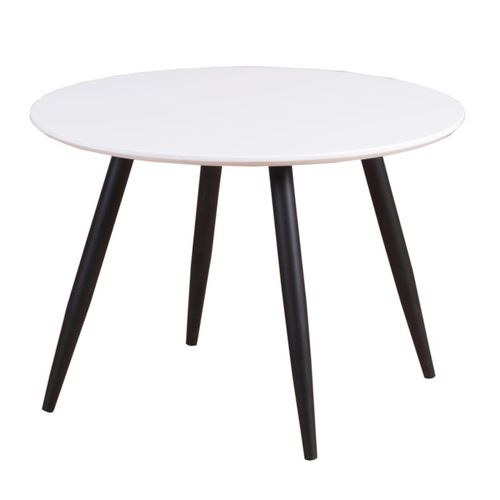 Table Enfant Design "plaza" 60cm Blanc et Noir