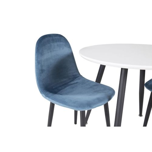 Table Enfant Design "plaza" 60cm Blanc et Noir