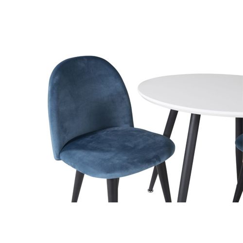 Table Enfant Design "plaza" 60cm Blanc et Noir