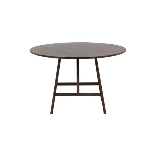 Table à Manger Ronde "kaseidon" 100cm Marron