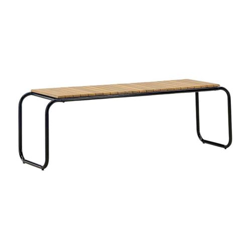 Banc De Jardin En Aluminium Et Acacia Holmbeck