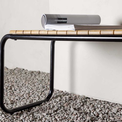 Banc De Jardin En Aluminium Et Acacia Holmbeck