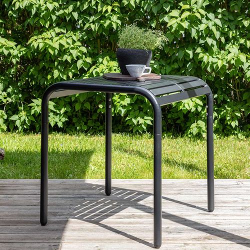 Table De Jardin Borneo Noir 70x70x75 Cm