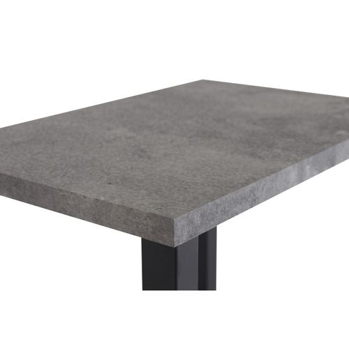 Table De Chevet Double "rise" 70cm Gris et Noir