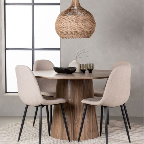 Table à Manger 4 Personnes Ronde En Bois
