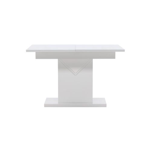 Table à Manger Extensible "pluto" 120-160cm Blanc