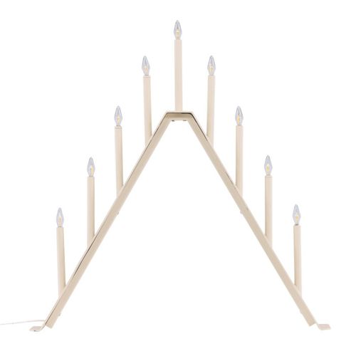 Lampe à Poser Bougeoir Déco "are" 64cm Beige