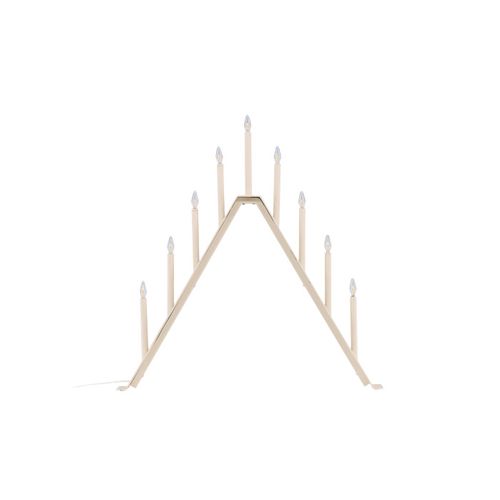 Lampe à Poser Bougeoir Déco "are" 64cm Beige