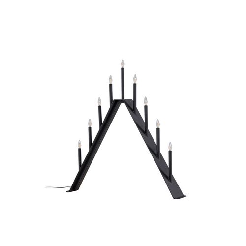 Lampe à Poser Bougeoir Déco "are" 64cm Noir