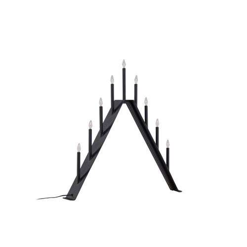 Lampe à Poser Bougeoir Déco "are" 64cm Noir