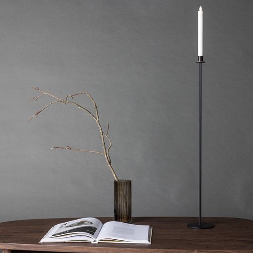 Bougeoir à LED En Métal "hogehall" 102cm Noir