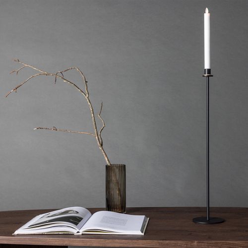 Bougeoir à LED En Métal "hogehall" 79cm Noir