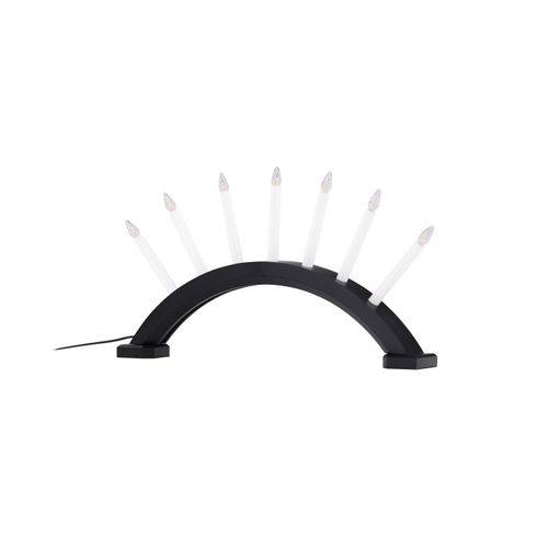 Lampe à Poser Bougeoir Design "kebnekaise" 55cm Noir