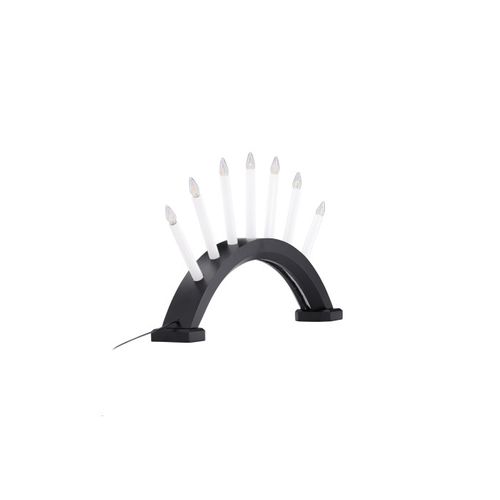 Lampe à Poser Bougeoir Design "kebnekaise" 55cm Noir