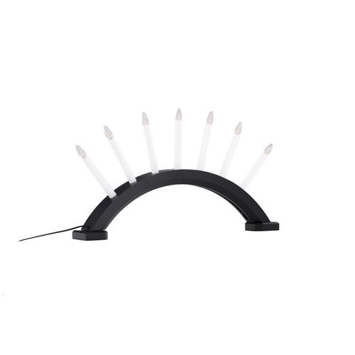 Lampe à Poser Bougeoir Design "kebnekaise" 55cm Noir