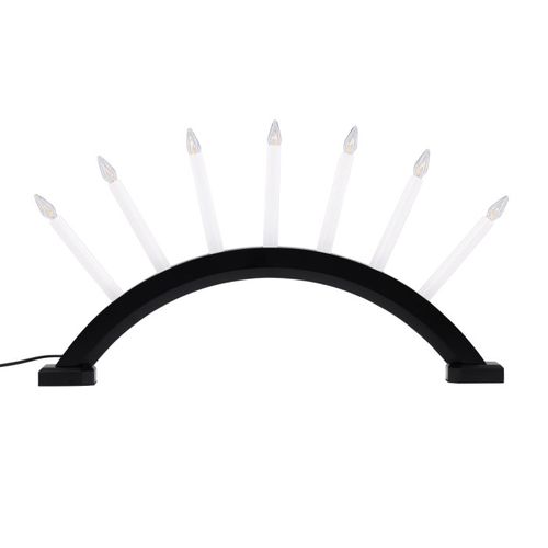 Lampe à Poser Bougeoir Design "kebnekaise" 55cm Noir