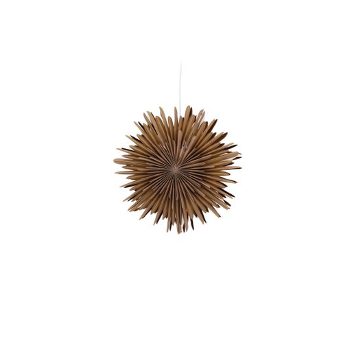 Lampe Suspension Design "selen" 35cm Marron Clair