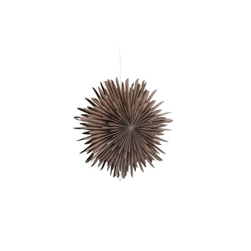 Lampe Suspension Design "selen" 46cm Marron