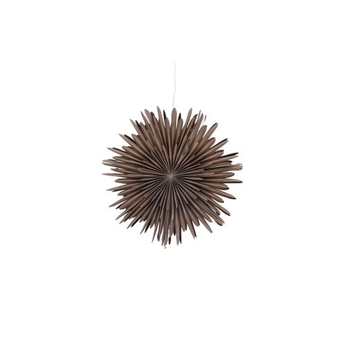 Lampe Suspension Design "selen" 46cm Marron