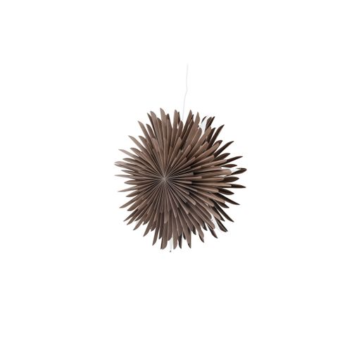 Lampe Suspension Design "selen" 46cm Marron