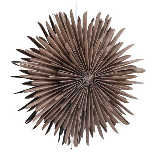 Lampe Suspension Design "selen" 60cm Marron