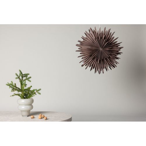 Lampe Suspension Design "selen" 60cm Marron
