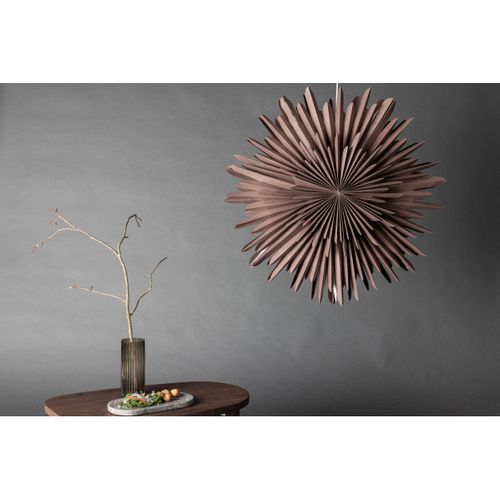 Lampe Suspension Design "selen" 80cm Marron