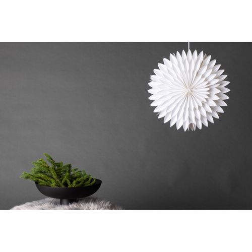 Lampe Suspension Déco "storlien" 46cm Blanc