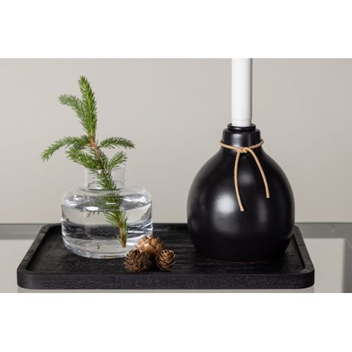 Bougeoir Design à LED "ulricehamn" 12cm Noir