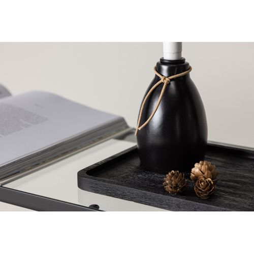 Bougeoir Design à LED "ulricehamn" 9cm Noir