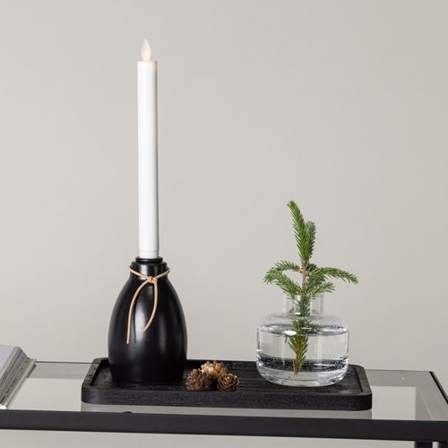 Bougeoir Design à LED "ulricehamn" 9cm Noir