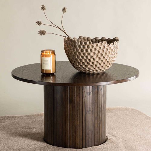 Table Basse En Mdf Bianca Rond