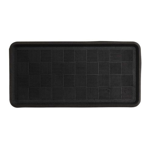Paillasson En Caoutchouc "gösta" 45x75cm Noir