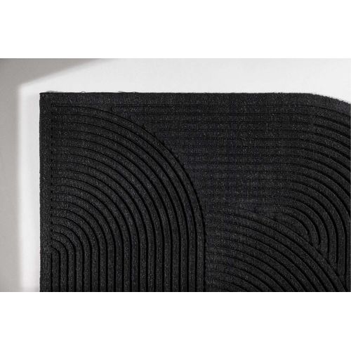 Paillasson Design "valentino" 60x90cm Noir