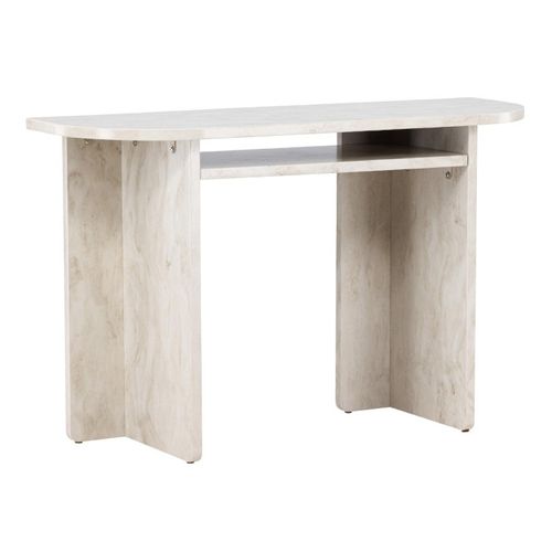 Console Effet Marbre "alesund" 120cm Beige