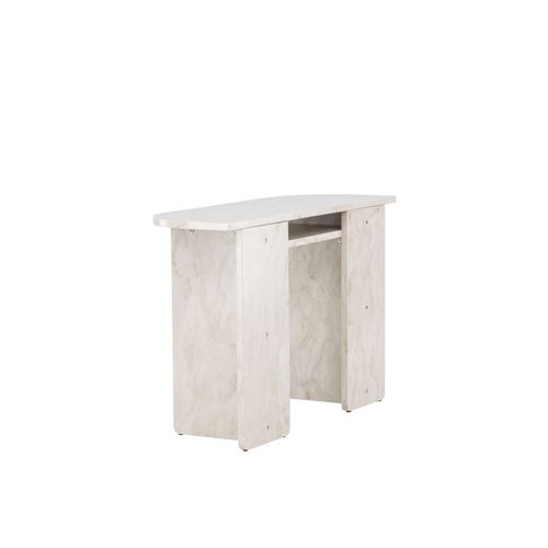 Console Effet Marbre "alesund" 120cm Beige