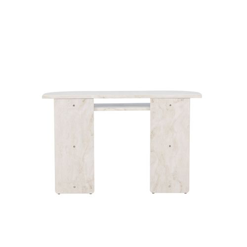 Console Effet Marbre "alesund" 120cm Beige