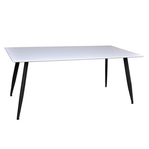 Table à Manger "polar" 180cm Blanc et Noir