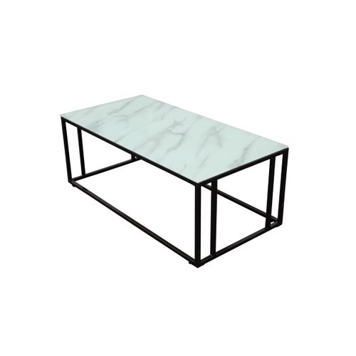 Table Basse Design "rock" 120cm Blanc