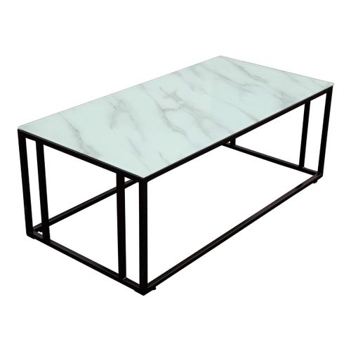 Table Basse Design "rock" 120cm Blanc