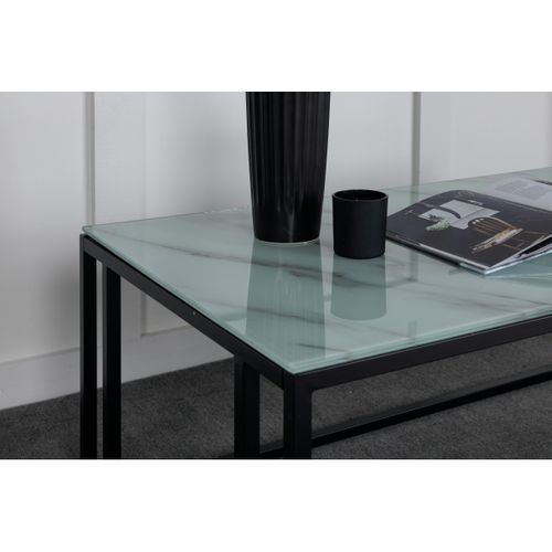 Table Basse Design "rock" 120cm Blanc