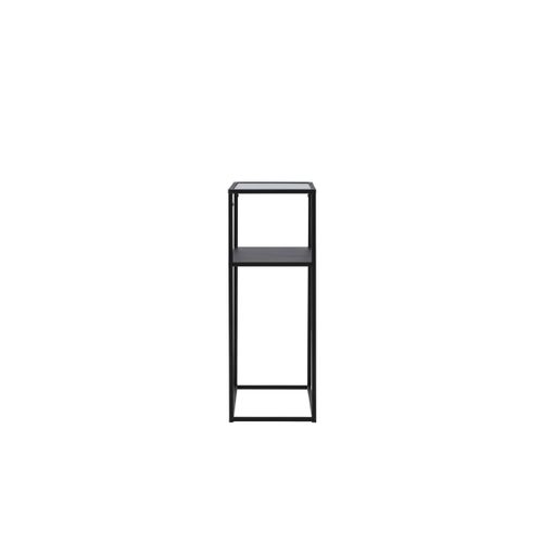 Console Design En Verre "bogota" 80cm Noir