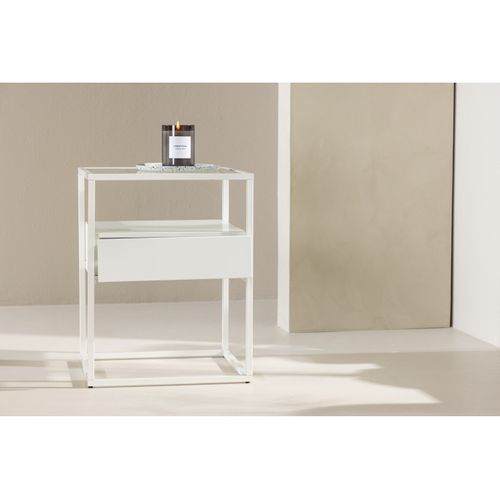 Table D'appoint Design "fortaleza" 51cm Blanc