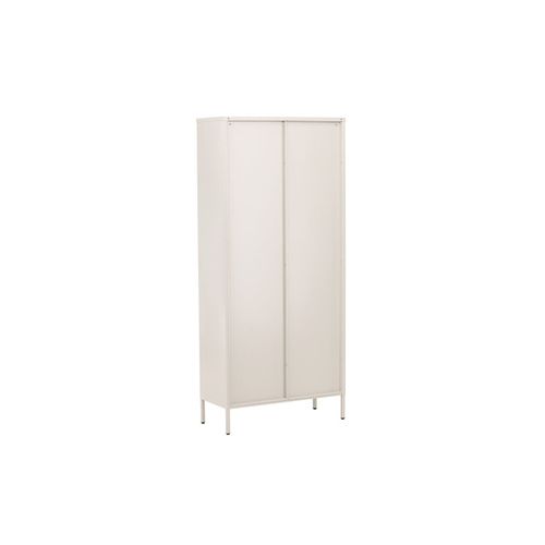 Vitrine Design En Métal "lima" 180cm Beige
