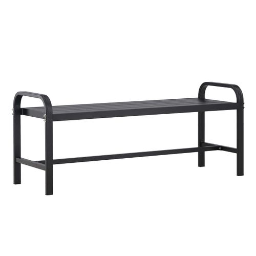 Banc De Jardin Design "cascais" 125cm Noir