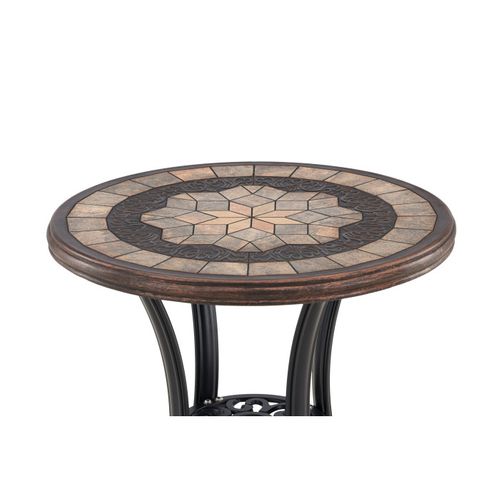 Table D'appoint De Jardin "leiria" 66cm Marron
